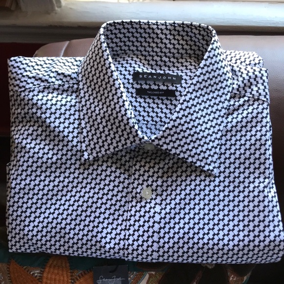 ❄️SEAN JOHN  TAILORED FIT MENS DRESS SHIRT 16 ❄️ - Picture 3 of 8